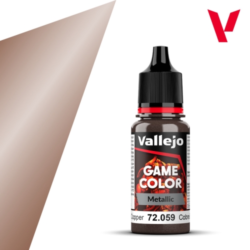 Game Color metallic hammered copper 18ml ​​​​​​​72059 (GP1ltr=166,66€)
